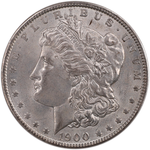 1900-O Morgan Silver Dollar AU50 Main Image