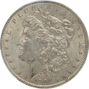 1901 Morgan Silver Dollar PCGS      53#2 Main Image
