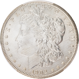 1902-O Morgan Silver Dollar, PCGS Certified, Gem Uncirculated, MS66 Main Image
