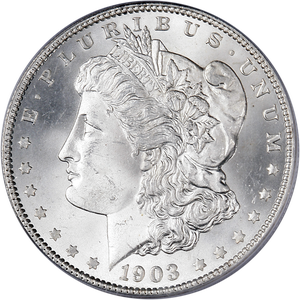 1903-O Morgan Silver Dollar, Gem Uncirculated, MS65 Main Image