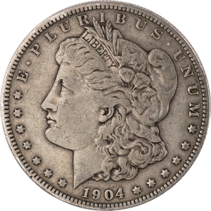 1904 Morgan Silver Dollar Main Image