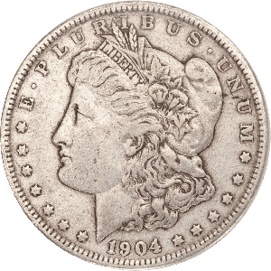 1904 Morgan Silver Dollar VF#2 Main Image