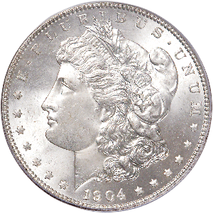 1904年 MORGAN SILVER DOLLAR アメリカPCGS MS63 1735.64_A.png