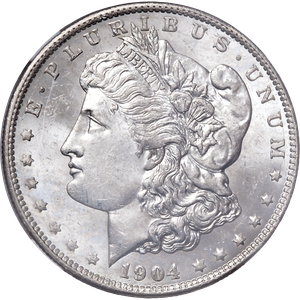1904-O Morgan Silver Dollar MS63 Main Image