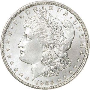 1904-O Morgan Silver Dollar MS65 Main Image