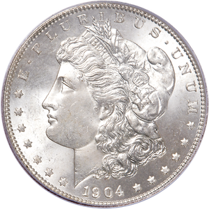 1904-O Morgan Silver Dollar MS64 Main Image