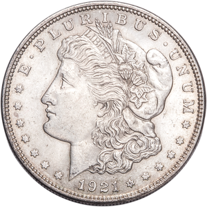 1921 Morgan Silver Dollar Main Image