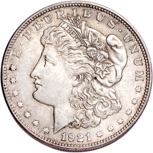 1921 Morgan Silver Dollar Main Image