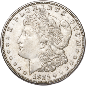 1921-D Morgan Silver Dollar XF Main Image