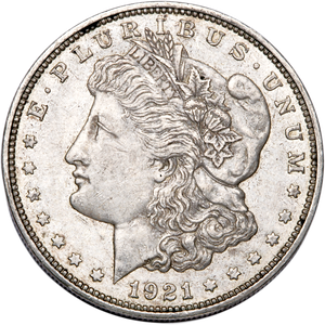 1921-D Morgan Silver Dollar VF#2 Main Image