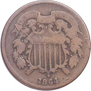 1864 Two-Cent Piece, Large Motto Main Image