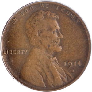 1914-D Lincoln Head Cent, Key Date Main Image