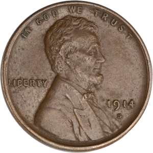 1914-S Lincoln Head Cent ANACS      VF35 Main Image