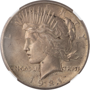 1921 Peace Silver Dollar Main Image