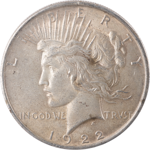 1922 Peace Dollar AU#2 Main Image