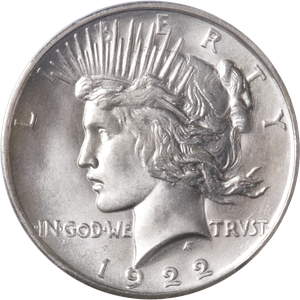 1922 Peace Dollar Main Image