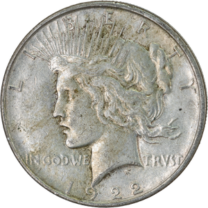 1922-D Peace Silver Dollar Main Image