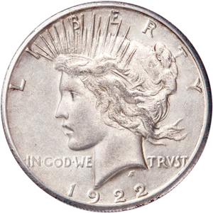 1922-S Peace Silver Dollar Main Image