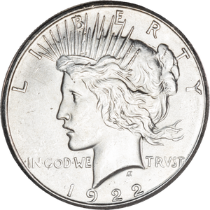 1922-S Peace Silver Dollar Main Image