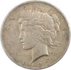1923 Peace Silver Dollar Main Image