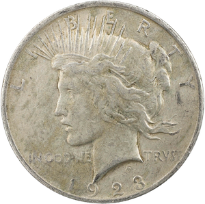 1923 Peace Silver Dollar Main Image