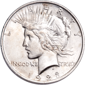 1923 Peace Silver Dollar Main Image