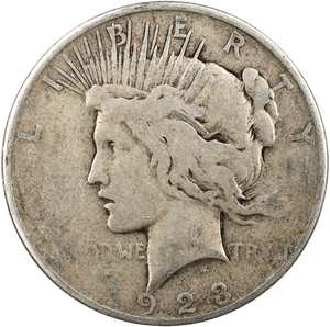 1923 Peace Silver Dollar Main Image