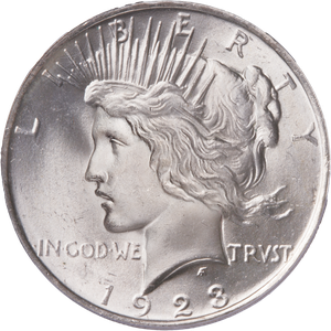 1923 Peace Silver Dollar Main Image