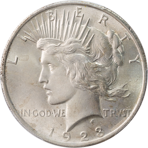 1923 Peace Silver Dollar Main Image