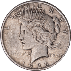 1923-D Peace Silver Dollar Main Image