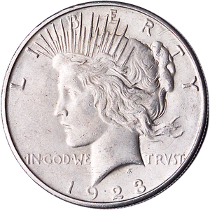 1923-S Peace Silver Dollar Main Image