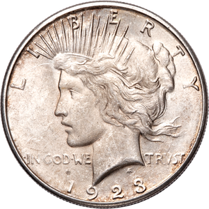 1923-S Peace Silver Dollar Main Image