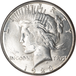 1923-S Peace Silver Dollar Main Image