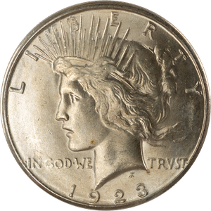 1923-S Peace Silver Dollar Main Image