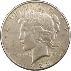 1923-S Peace Silver Dollar Main Image
