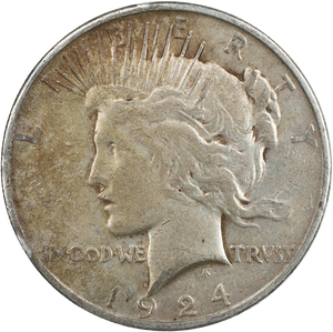 1924 Peace Silver Dollar Main Image