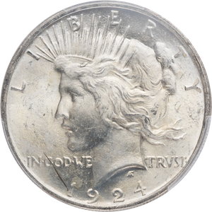 1924 Peace Silver Dollar Main Image