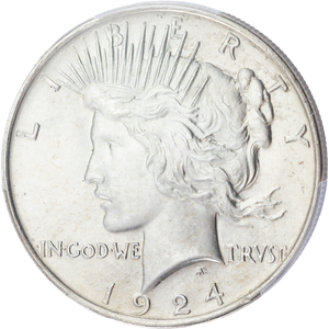 1924 Peace Silver Dollar Main Image