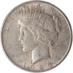 1925 Peace Silver Dollar Main Image