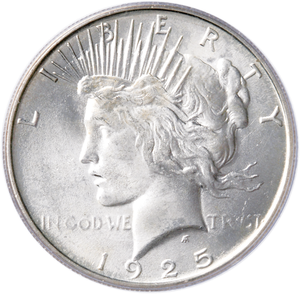 1925-S Peace Silver Dollar Main Image
