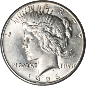 1926 Peace Silver Dollar Main Image