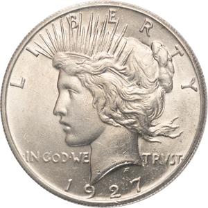 1927 Peace Silver Dollar Main Image