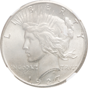 1927 Peace Silver Dollar Main Image