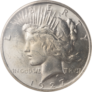 1927-D Peace Silver Dollar Main Image