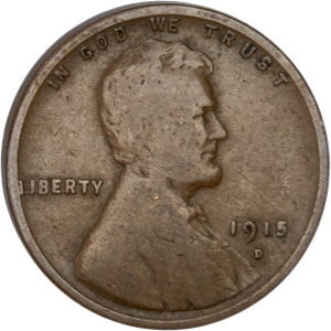 1915-D Lincoln Head Cent CIRC Main Image