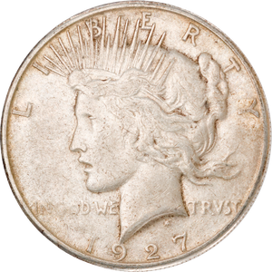 1927-S Peace Silver Dollar Main Image
