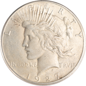1927-S Peace Silver Dollar          XF Main Image