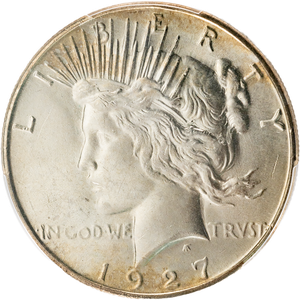 1927-S Peace Silver Dollar Main Image