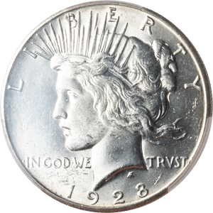 1928 Peace Silver Dollar Main Image