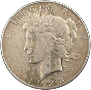 1928-S Peace Silver Dollar Main Image